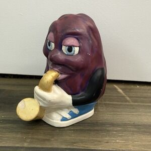 California Raisins Ceramic Saxophone Player, 6.5 inches Vintage Collectible READ